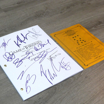 Game of Thrones "Winter is Coming" Pilot Script - Signed