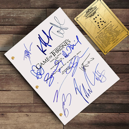 Game of Thrones "Winter is Coming" Pilot Script - Signed